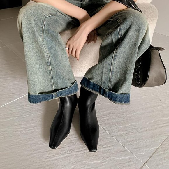 Beauty Cry Leather Ankle Booties - Picture 6 of 9